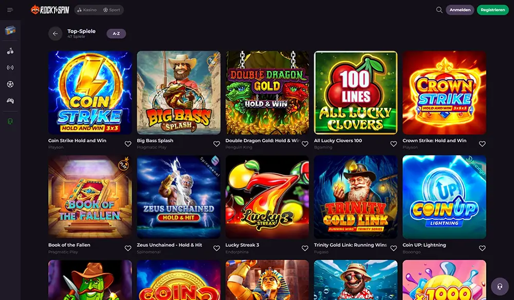 Rockyspin Casino Slots